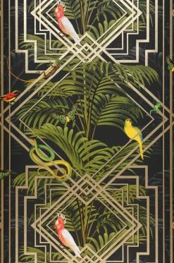 Tapete Grace Farngrün -Wallpaper From The 70s Geschäft 103121 A Grace 2880x1440