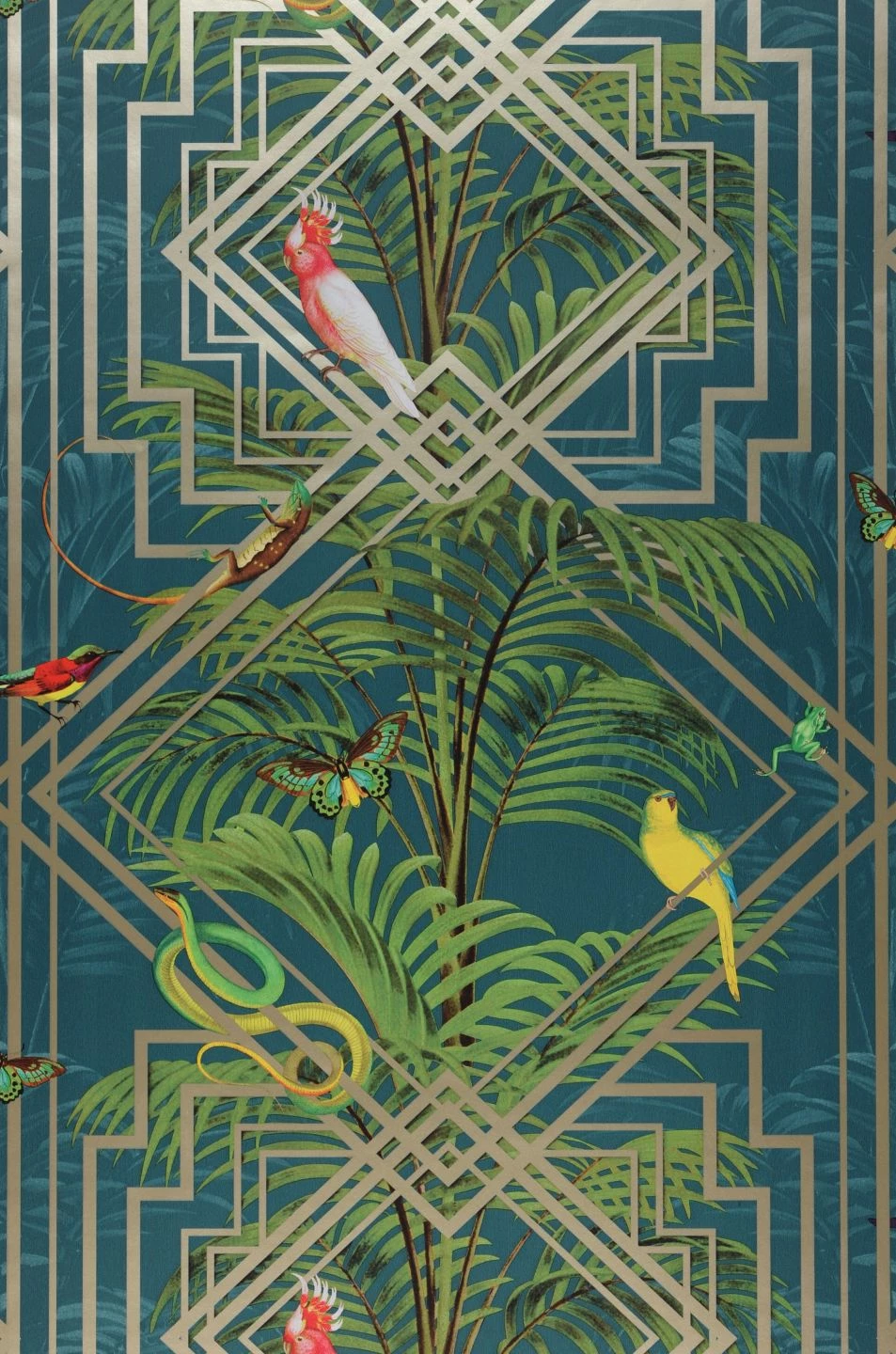 Tapete Grace Wasserblau 4 Tapete Grace Wasserblau – Bild 2