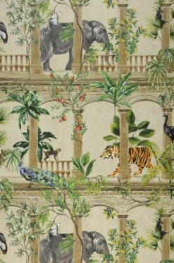 Tapete Lunasa Kieselgrau -Wallpaper From The 70s Geschäft 104531 Lunasa 2880x1440