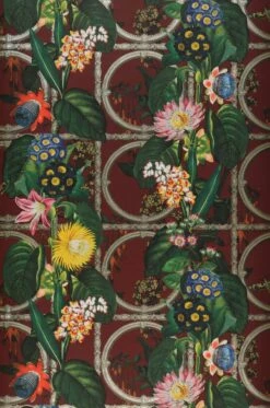 Tapete Rajola Weinrot -Wallpaper From The 70s Geschäft 104561 A Rajola 2880x1440