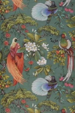 Tapete Limosa Kieferngrün -Wallpaper From The 70s Geschäft 104583 A Limosa 2880x1440