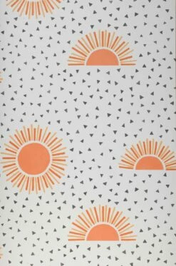 Tapete Sunray Orange -Wallpaper From The 70s Geschäft 104621 Sunray 2880x1440
