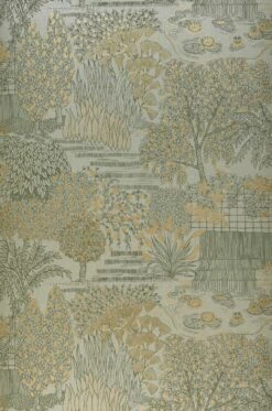 Tapete Mirto Olivgrün 7 Tapete Mirto Olivgrün -Wallpaper From The 70s Geschäft 104751 A Mirto 2880x1440