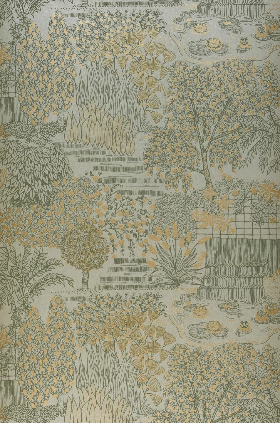 Tapete Mirto Olivgrün 4 Tapete Mirto Olivgrün – Bild 2