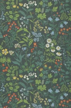 Tapete Aislinn Blaugrün -Wallpaper From The 70s Geschäft 106441 Aislinn 2880x1440