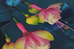 Tapete Zoe Schwarzblau -Wallpaper From The 70s Geschäft 181171 B Zoe 2880x1440