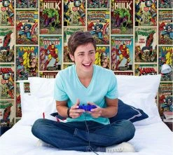 Tapete 1960s Marvel Heroes Gelb -Wallpaper From The 70s Geschäft 1960s Marvel Heroes 430792 2880x1440