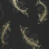 Tapete Dancing Koi Gold Schimmer -Wallpaper From The 70s Geschäft 251151 A Dancing Koi 2880x1440