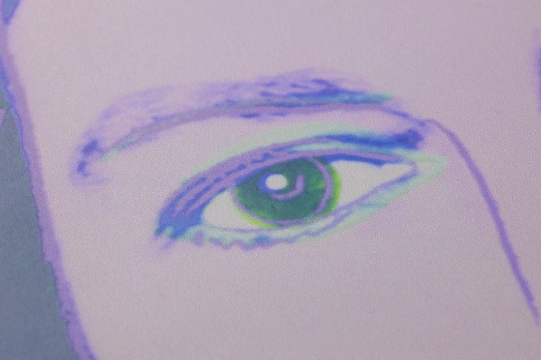 Tapete Andy Warhol - Queen Hellgelbgrün 5 Tapete Andy Warhol - Queen Hellgelbgrün – Bild 3