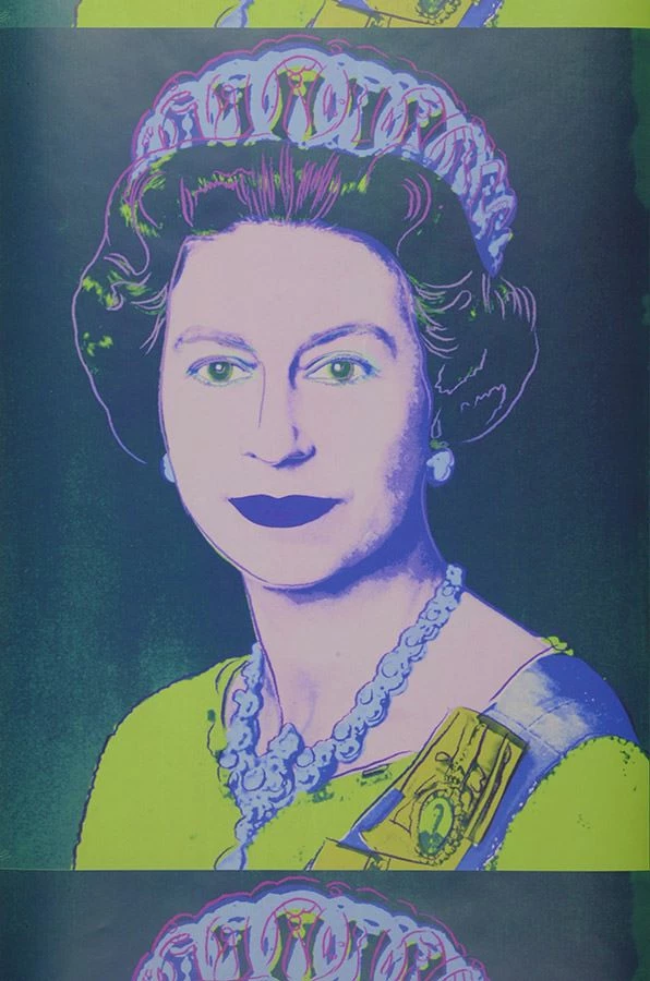 Tapete Andy Warhol - Queen Hellgelbgrün 4 Tapete Andy Warhol - Queen Hellgelbgrün – Bild 2