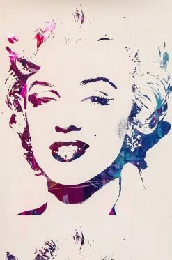 Tapete Andy Warhol - Marilyn Pink Metallic -Wallpaper From The 70s Geschäft 320241 Andy Warhol Marilyn 2880x1440