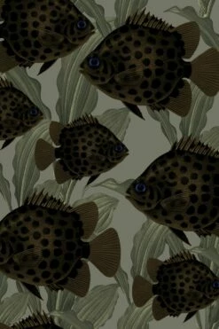 Tapete Hakan Olivgrün 7 Tapete Hakan Olivgrün -Wallpaper From The 70s Geschäft 341110 Hakan 2880x1440