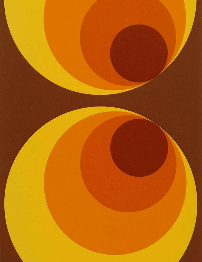 Tapete Apollo Orange 4 Tapete Apollo Orange – Bild 2