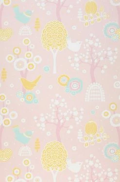 Tapete Körsbärsdalen Pastellrosa -Wallpaper From The 70s Geschäft 389025 Koersbaersdalen 2880x1440