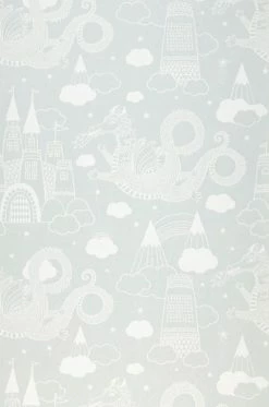 Tapete Drakhimlen Hellgrau -Wallpaper From The 70s Geschäft 389034 Drakhimlen 2880x1440