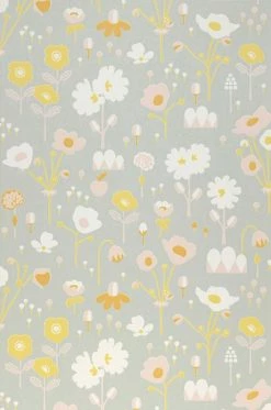 Tapete Bloom Grau -Wallpaper From The 70s Geschäft 389212 Bloom 2880x1440
