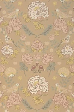 Tapete June Beige -Wallpaper From The 70s Geschäft 389341 June 2880x1440
