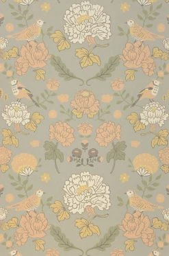 Tapete June Hellgrau -Wallpaper From The 70s Geschäft 389342 June 2880x1440