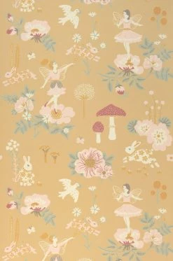 Tapete Old Garden Beige -Wallpaper From The 70s Geschäft 389411 Old Garden 2880x1440