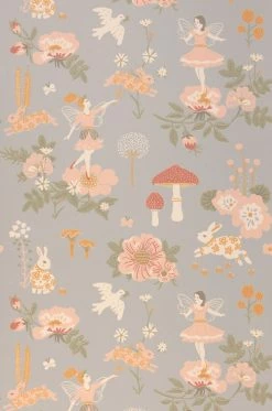 Tapete Old Garden Hellblaugrau -Wallpaper From The 70s Geschäft 389414 Old Garden 2880x1440