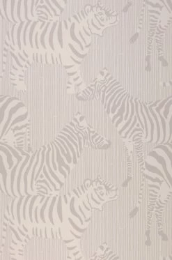 Tapete Safari Stripes Graubeige -Wallpaper From The 70s Geschäft 389431 Safari Stripes 2880x1440