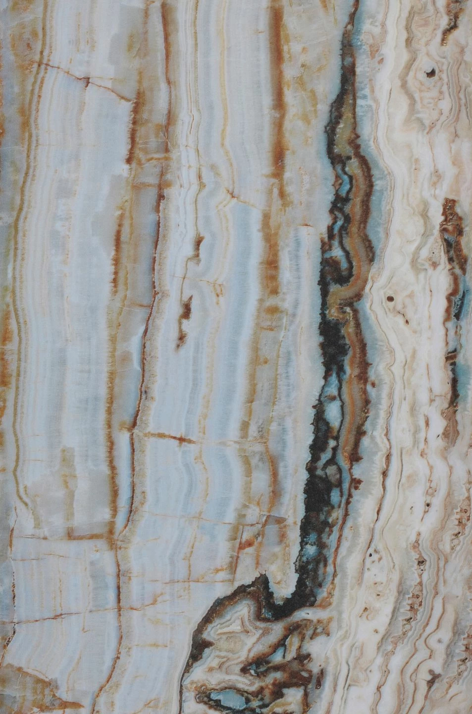 Wandbild Vertical Marble Türkisblau 4 Wandbild Vertical Marble Türkisblau – Bild 2