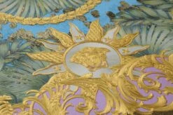 Versace Tapete Hestia Hellblau -Wallpaper From The 70s Geschäft 410961 B Hestia 2880x1440