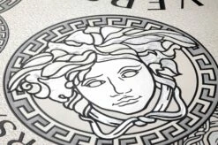 Versace Tapete Medusa Silber -Wallpaper From The 70s Geschäft 410971 B Medusa 2880x1440