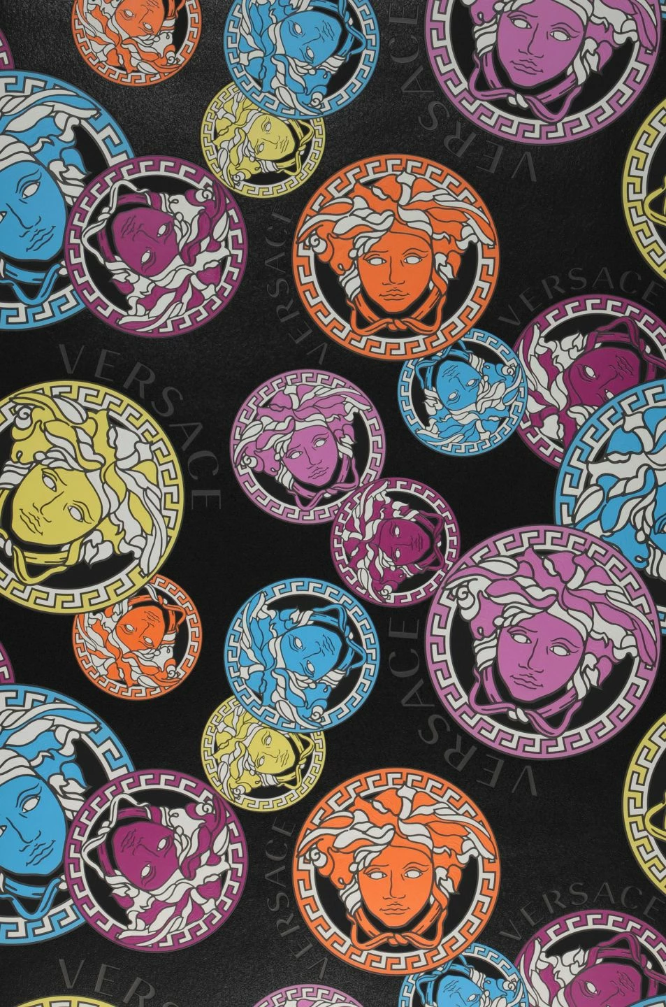 Versace Tapete Medusa Schwarz 4 Versace Tapete Medusa Schwarz – Bild 2