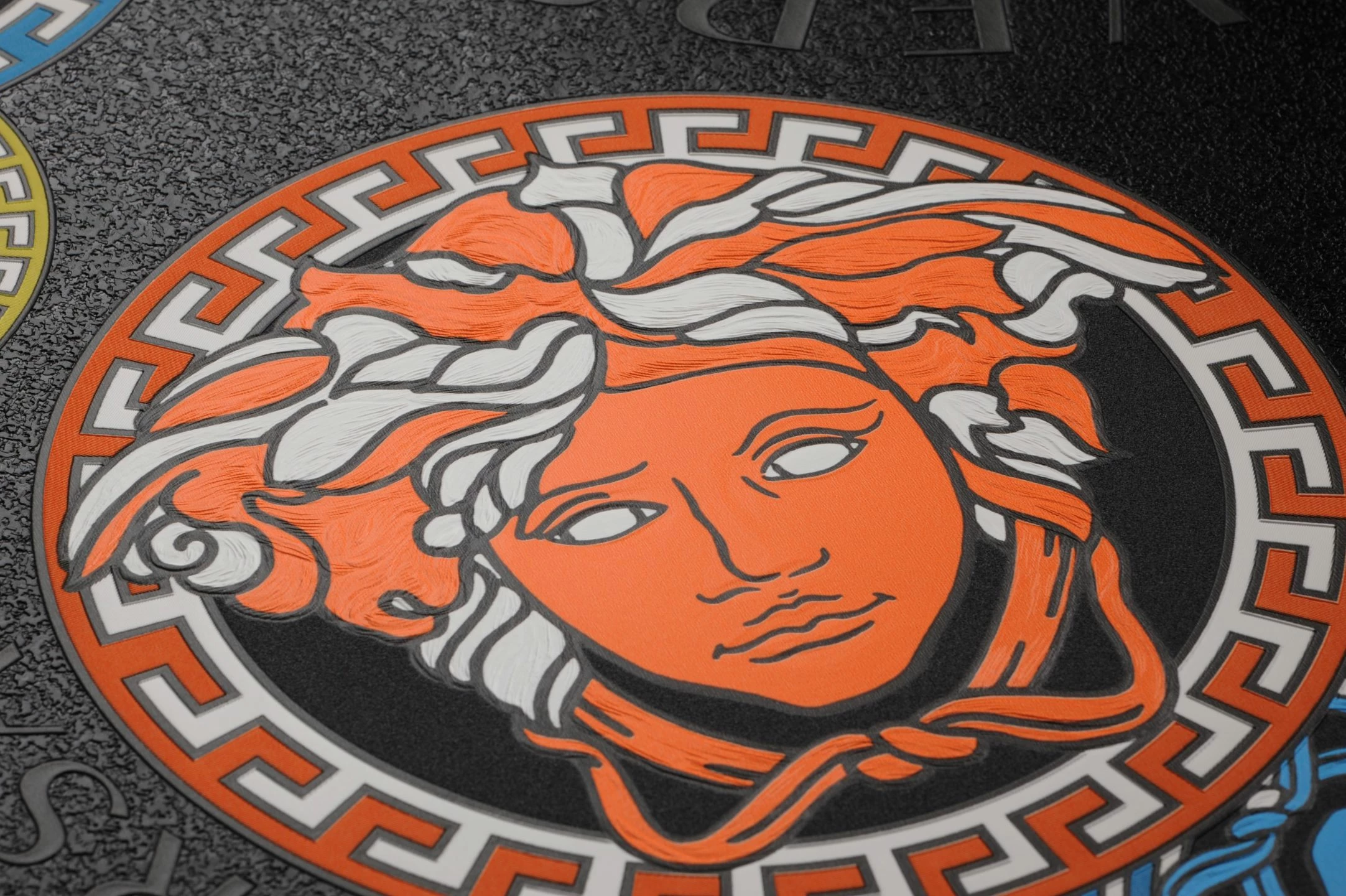 Versace Tapete Medusa Schwarz 5 Versace Tapete Medusa Schwarz – Bild 3