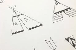 Ferm LIVING Tapete Native Cremeweiss -Wallpaper From The 70s Geschäft 420091 1 Native 2880x1440