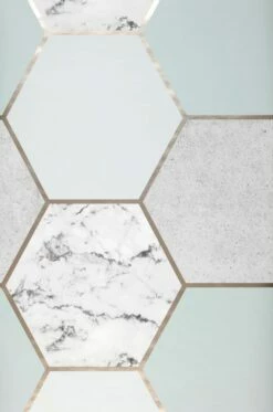 Tapete Novara Hellminttürkis -Wallpaper From The 70s Geschäft 431311 A Novara 2880x1440