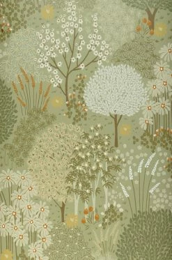 Tapete Aurora Schilfgrün 6 Tapete Aurora Schilfgrün -Wallpaper From The 70s Geschäft 431713 Aurora 2880x1440