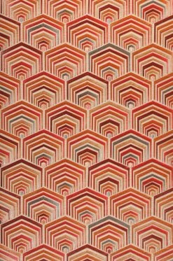 Tapete Baccara Orange -Wallpaper From The 70s Geschäft 431721 A Baccara 2880x1440
