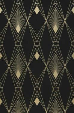 Tapete Paona Schwarzgrau -Wallpaper From The 70s Geschäft 432093 A Paona 2880x1440