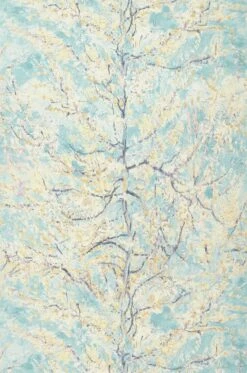 Tapete VanGogh Tree Pastelltürkis -Wallpaper From The 70s Geschäft 450411 VanGogh Tree 2880x1440