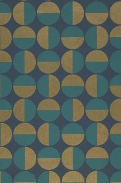 Tapete Wahida Wasserblau -Wallpaper From The 70s Geschäft 450643 A Wahida 2880x1440