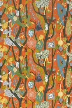 Tapete Amadeus Orangebraun -Wallpaper From The 70s Geschäft 450651 Amadeus 2880x1440