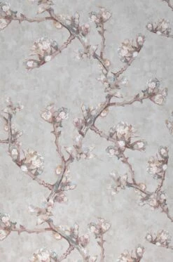 Tapete VanGogh Bloomy Hellbeigegrau -Wallpaper From The 70s Geschäft 451452 A VanGogh Bloomy 2880x1440