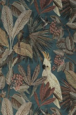 Tapete Sahra Blaugrün -Wallpaper From The 70s Geschäft 451473 Sahra 2880x1440