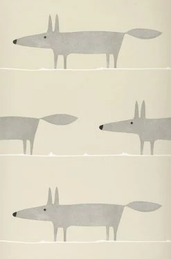 Tapete What Does The Fox Say Grau -Wallpaper From The 70s Geschäft 461444 What does the Fox say 2880x1440