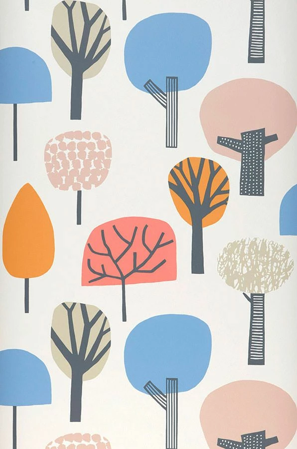 Tapete Elora Blau 4 Tapete Elora Blau – Bild 2