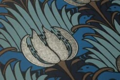 Tapete Tulip And Bird Graublau -Wallpaper From The 70s Geschäft 463211 B Tulip and Bird 2880x1440