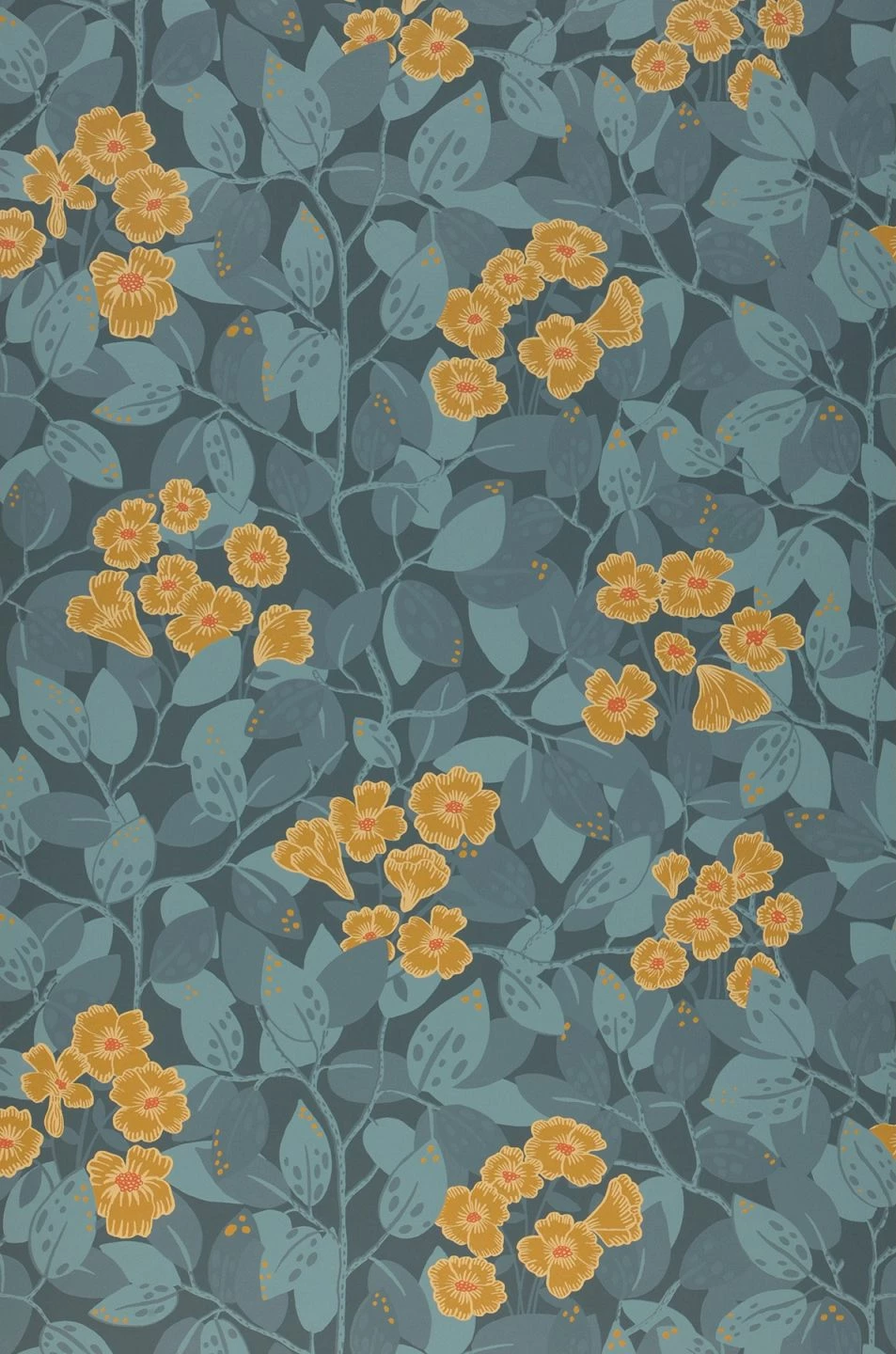 Tapete Hedera Graublau 3 Tapete Hedera Graublau