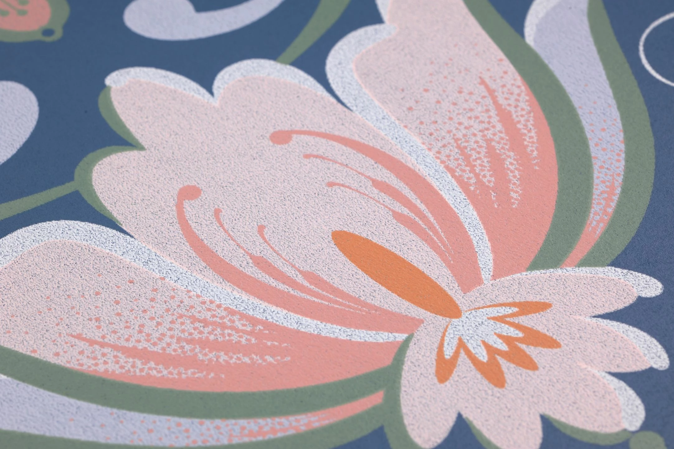 Tapete Sanna Azurblau 4 Tapete Sanna Azurblau – Bild 2