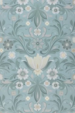 Tapete Sanna Pastelltürkis -Wallpaper From The 70s Geschäft 485242 A Sanna 2880x1440