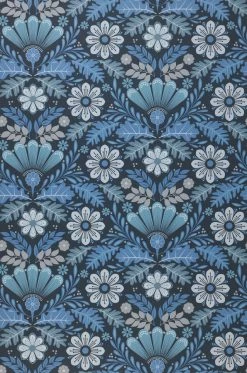 Tapete Johanna Blautöne