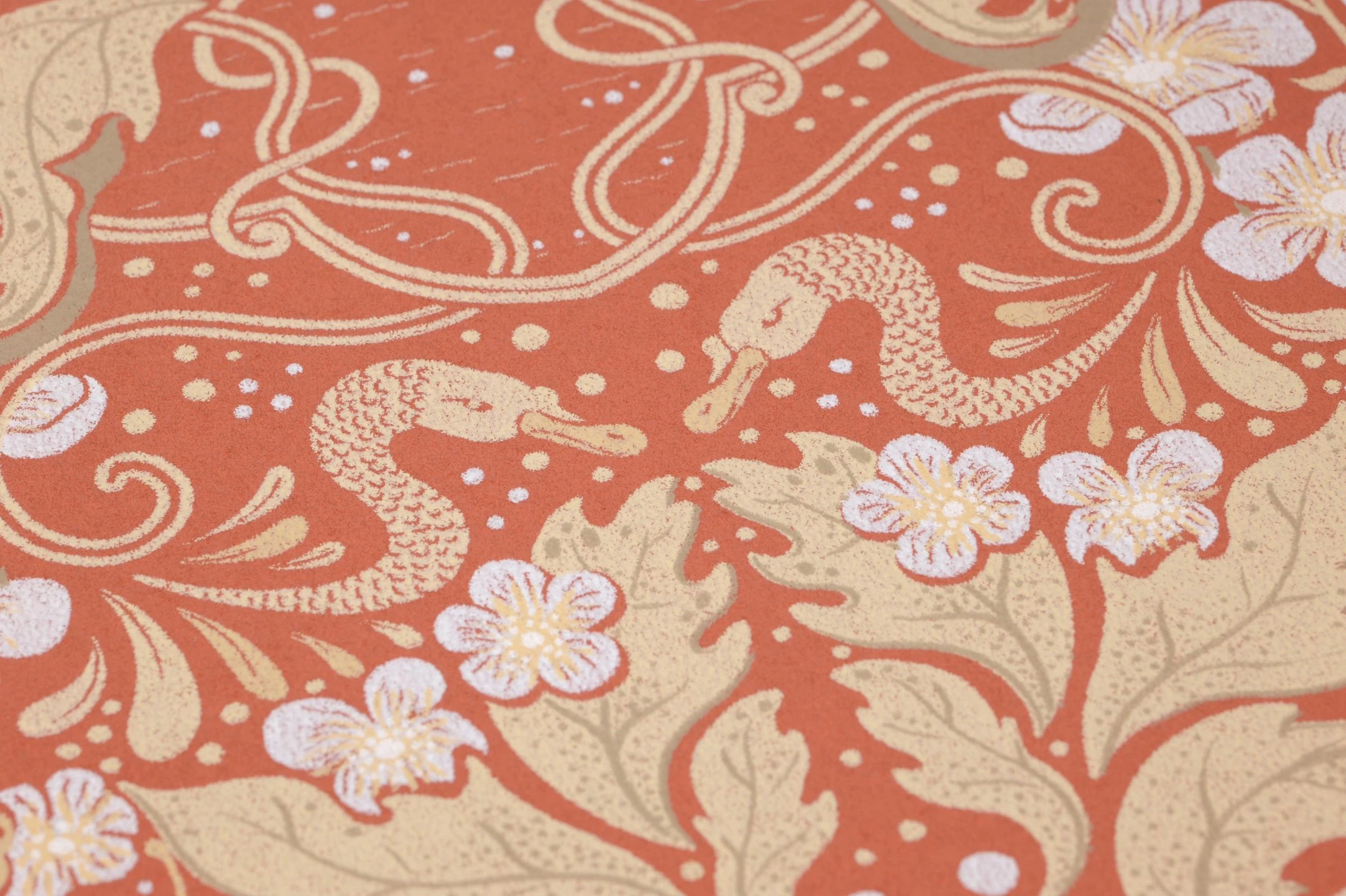 Tapete Lauri Rotorange 4 Tapete Lauri Rotorange – Bild 2