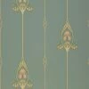 Tapete Danne Minttürkis -Wallpaper From The 70s Geschäft 491032 Danne 2880x1440