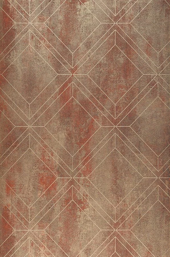 Tapete Malekid Kupferbraun 3 Tapete Malekid Kupferbraun